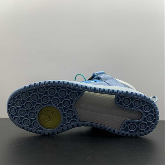 adidas Forum Buckle Low Bad Bunny Blue Tint Mens Sneakers - Picture 4 of 15